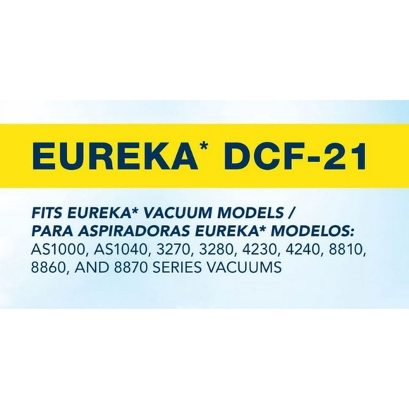 3 Febreze Eureka DCF-21 Premium Allergen Vacuum Filter Spring & Renewal Scent - Picture 2 of 3